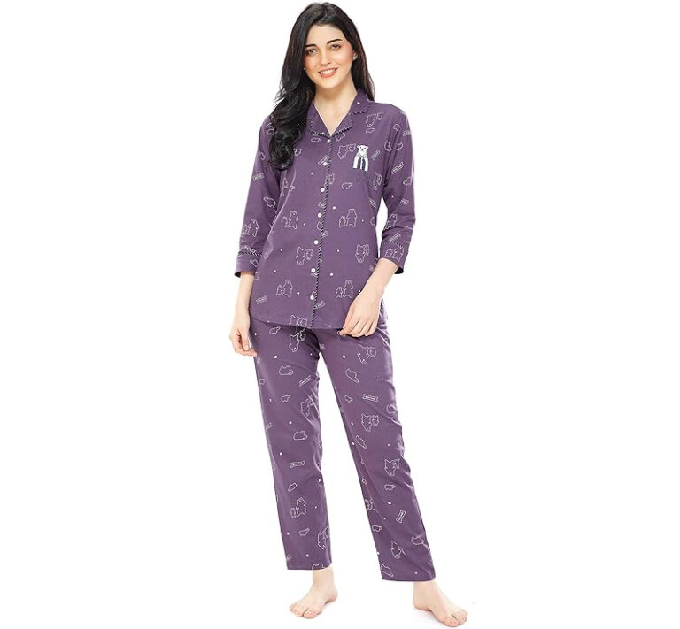 Night Suit Set of Shirt & Pyjama